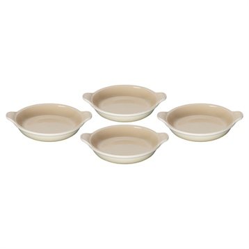 Plats et plaques à four : Set 4 plats crème brulée dune